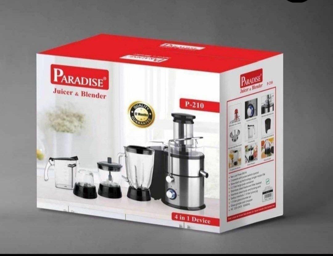 آبمیوه گیری چندکاره پارادیس مدل p_210